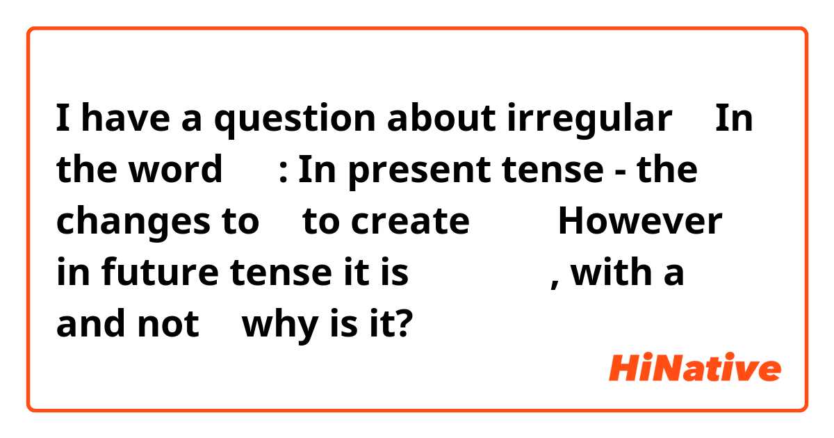 I have a question about irregular ㅂ
In the word 돕다:
In present tense - the ㅂ changes to 오 to create 도와요 
However in future tense it is 도울 거예요 , with a 우 and not 오

why is it? 