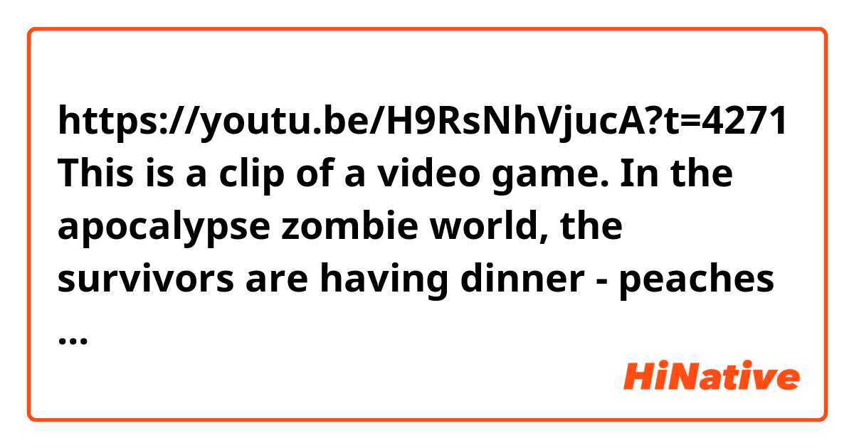 https://youtu.be/H9RsNhVjucA?t=4271

This is a clip of a video game.
In the apocalypse zombie world, the survivors are having dinner - peaches and beans.
One guy says to the newcomers,
"Peaches and beans. Great for nutrition. Not too great on the way out, though" and he laughs.

Seems like a joke was made here but I don't understand.
What does he mean "Not too great on the way out"?