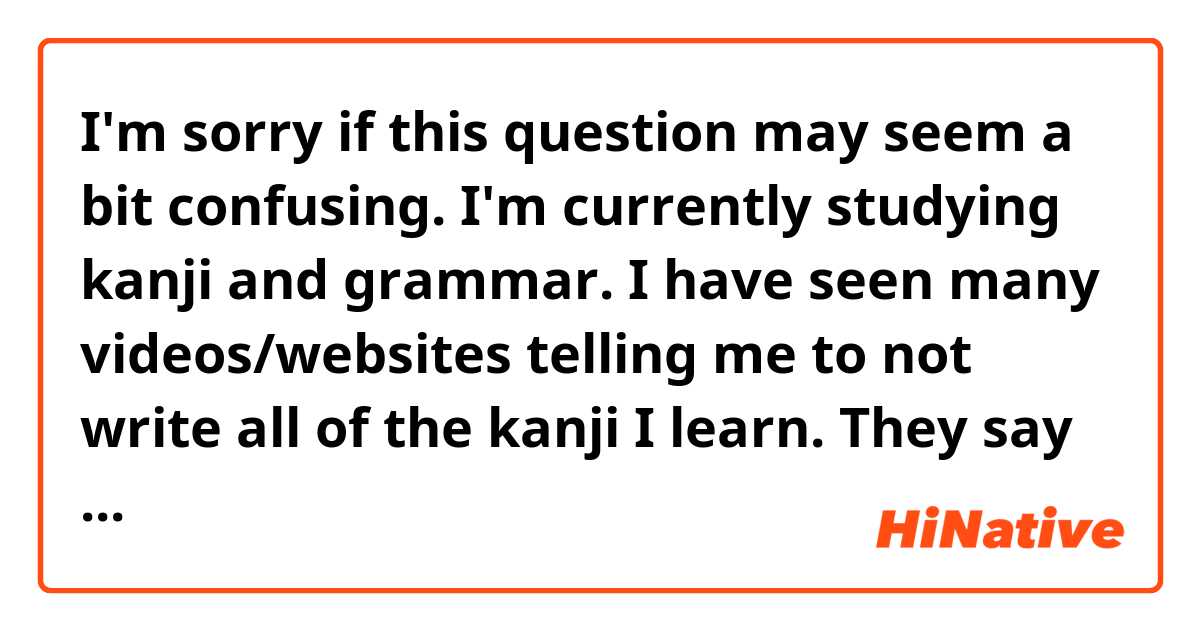 I'm sorry if this question may seem a bit confusing. 

I'm currently studying kanji and grammar. I have seen many videos/websites telling me to not write all of the kanji I learn. They say things like, 'it's okay as long as you can read and say them.' 

I have the げんき textbook and workbook. They teach me new kanji in every lesson. This is where my question comes in. Do I practice writing these kanji before I continue the lesson, or is it okay if I just know how to read them?